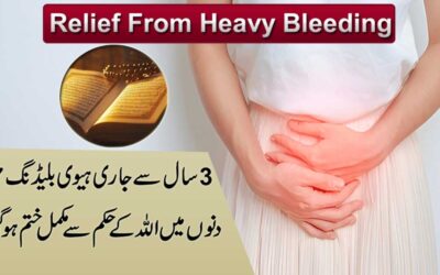 Relief From Heavy Bleeding